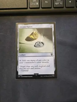 Arcane Signet 0273 Non Foil Common LOTR Commander MTG Near Mint - Image 1