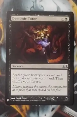 Demonic Tutor (DVD) The List Reprints Regular - Image 1