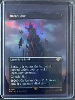 Barad-dur (0340) (Borderless) Foil #340 Lord of the Rings 250001 - Image 1