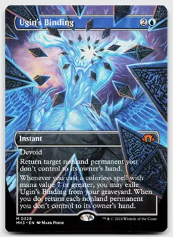 Ugin's Binding (Borderless) #328 (NM) Modern Horizons 3 MH3 Magic MTG - Image 1