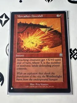 x1 Mercadia's Downfall - The List - The List - NM - MTG - Image 2