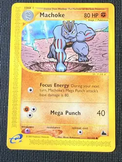 Machoke 38/144 Skyridge Regular Non Holo Pokemon S604 (NM) - Image 1