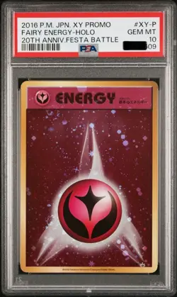 Pokemon Card Basic Fairy Energy Promo PSA10 - Image 1