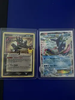 Greninja Gold Star Promo Swsh144 AND Greninja Ex Xy20 Black Star Promo - Image 1