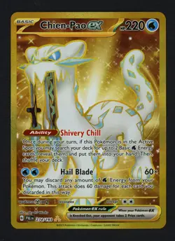 Chien-Pao ex 274/193 SV02: Paldea Evolved Holofoil Hyper Rare Pokemon TCG - Image 1