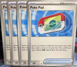 [4x Playset] Poke Pad 198/217 ME: Ascended Heroes Pokemon TCG - Image 1