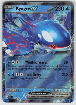 Kyogre ex 178 Holo Promo Scarlet & Violet Promo Pokemon Near Mint - Image 1
