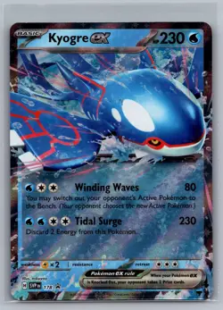 Kyogre ex 178 Holo P Scarlet & Violet Promo Pokemon NM/M - Image 1