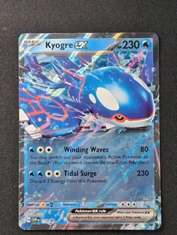 Kyogre ex 178 Holo Promo Scarlet & Violet Promo Pokemon NM/M - Image 1