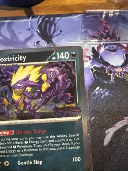 Pokemon TCG Toxtricity (Prerelease) [Staff] 017 Me: Mega Evolution Promo Holo NM - Image 3
