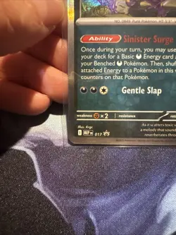 Pokemon TCG Toxtricity (Prerelease) [Staff] 017 Me: Mega Evolution Promo Holo NM - Image 4