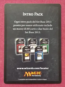 Magic The Gathering ITALIAN 2013 CORE SET M13 GOAT token card MTG - Image 2