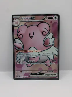 Pokemon TCG Blissey EX Twilight Masquerade Full Art 201/167 - Image 1