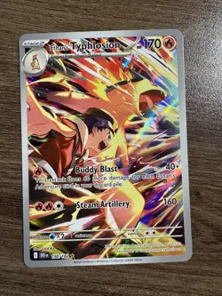 Pokemon Ethan's Typhlosion 190/182 Sv10 Destined Rivals Illustration Rare Holo - Image 1