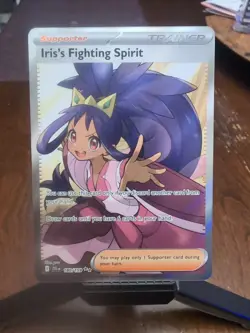 Pokemon Iris's Fighting Spirit Full Art Ultra Rare Holo 180/159 NM - Image 1