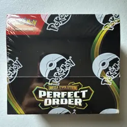 Perfect Order Booster Box: Pokemon - Mega Evolution - 36 Packs - New Sealed - Image 1