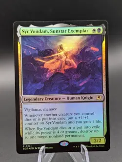 MTG: Syr Vondam, Sunstar Exemplar | Foil | Edge of Eternities | Pack Fresh NM | - Image 1