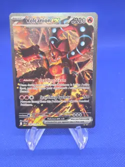 Pokemon SV09 Journey Together Volcanion ex 182/159 Special Illustration Rare NM - Image 1
