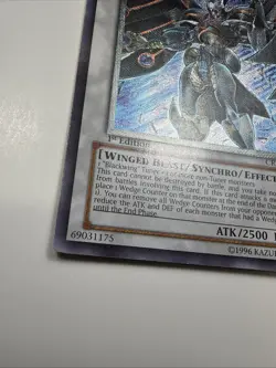 Yugioh Blackwing Armor Master 1st Edition Ultimate Rare CRMS-EN041 NM - Image 2