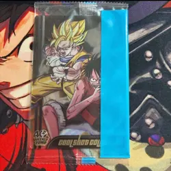 PREORDER Goku & Luffy Dragon Ball One Piece 40th Anniversary Morinaga SEALED - Image 1