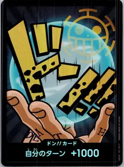 JPN Holo DON!! Card (Trafalgar Law) PRB01 The Best - Image 1