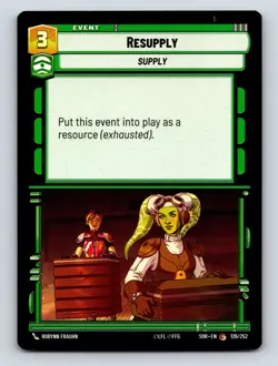 Command Supply Resupply Event Card 3 No Ability No HP No Power - Image 1