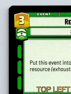 Command Supply Resupply Event Card 3 No Ability No HP No Power - Image 3