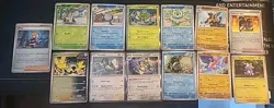 13 Pokemon Card Lot - No Duplicates w/ Rares / Reverse & Holo Cards Only - Image 1
