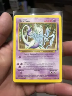 Pokemon Mewtwo TCG Legendary Collection 29/110 Regular Rare Card LP+ - Image 3