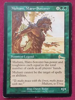 Magic The Gathering URZA'S LEGACY MULTANI MARO-SORCERER green card MTG - Image 1