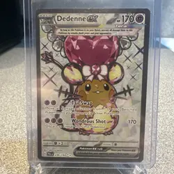 Dedenne ex 239/193 Paldea Evolved Terra Full Art Ultra Rare Pokemon Card New - Image 1