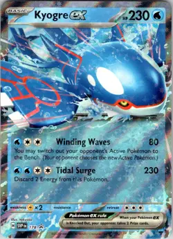 Kyogre ex Promo SV: Scarlet & Violet Promo Cards 178 NM - Image 1