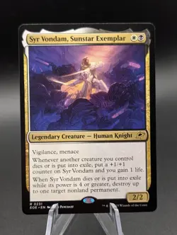 MTG: Syr Vondam, Sunstar Exemplar | Non-foil | Edge of Eternities | Pack Fresh - Image 1