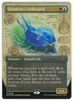 Geometer's Arthropod (Borderless) (Foil) 300 (R) MTG Secrets of Strixhaven (SOS) - Image 1