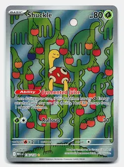 SHUCKLE MEGA EVOLUTION 136/132 NM ILLUSTRATION RARE POKEMON - Image 2