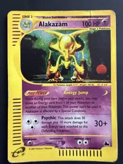 Pokemon 2003 Alakazam H1/H32 Holo Skyridge Wotc English - Image 1