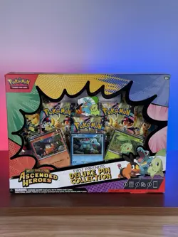 Pokemon Ascended Heroes First Partner Deluxe Pin Collection Sealed New - Image 1