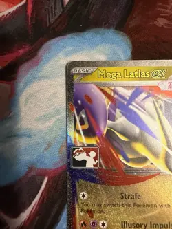 Pokemon Mega Latias EX 100/132 Mega Evolutions Prize Pack Series 8 Stamped - NM - Image 2