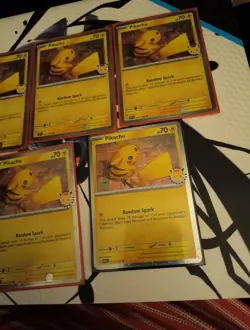 Pokemon Day 2025 Pikachu Promo Mint Condition X5 - Image 3