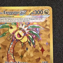 Pokemon TCG Alolan Exeggutor EX 248/191SV08 Surging Sparks Holo Hyper Rare - Image 3