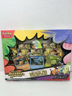 Pokemon TCG Mega Evolution Ascended Heroes First Partners Deluxe Pin Collection - Image 1
