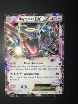 HP/DMG Pokemon TCG Rayquaza-EX XY Black Star Promos XY69 Holo Promo - Image 1