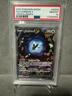 Pokemon TCG Lumineon V GG39/GG70 Crown Zenith PSA 10 - Image 1