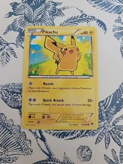 2014 Pokemon TCG Pikachu XY 42/146 Regular Common MP - Image 1