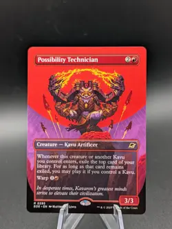 MTG: Possibility Technician | Borderless | Edge of Eternities | Pack Fresh NM | - Image 1