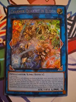 BLZD-ENSP1 - Charmer Quartet in Bloom Secret Rare Yu-Gi-Oh! Prerelease Promo - Image 1