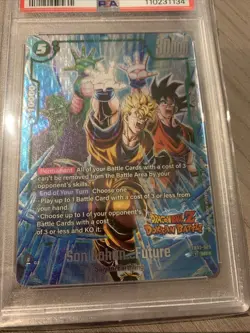 Dragon Ball Super Card Son Gohan:Future FB02-089 SR Alt Art Dokkan Battle PSA 10 - Image 2