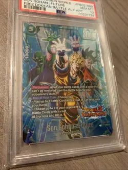 Dragon Ball Super Card Son Gohan:Future FB02-089 SR Alt Art Dokkan Battle PSA 10 - Image 4
