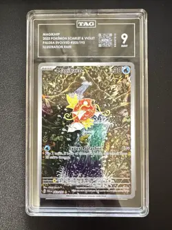 Pokemon TCG Magikarp Scarlet & Violet Paldea Evolved Card 203/193 Mint TAG 9 - Image 1