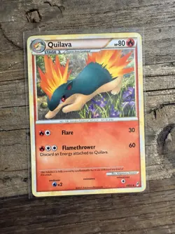 Quilava Evolution Lot – Vintage Pokemon Cyndaquil & Quilava - 10 Cards - Image 5